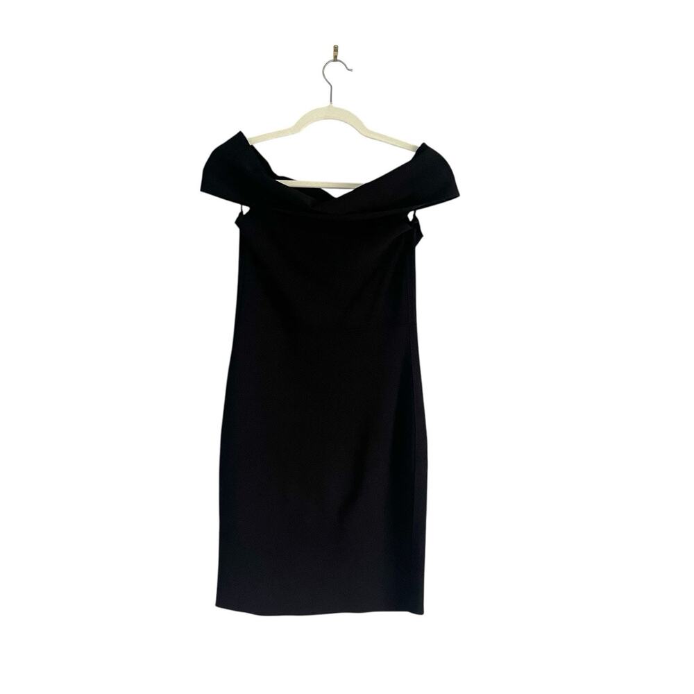 T by Alexander Wang Off the shoulder Bandage knit mini dress Black Sz M Chic - Picture 4 of 9